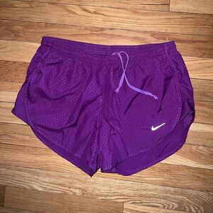 Nike Women's Vibrant Purple Athletic Shorts